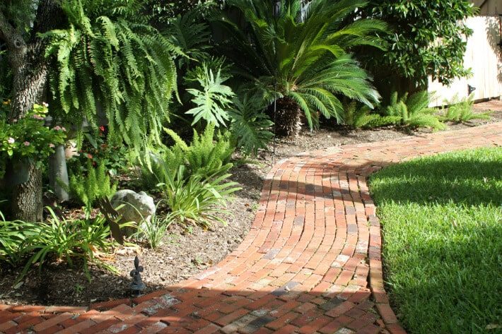 brick pathway