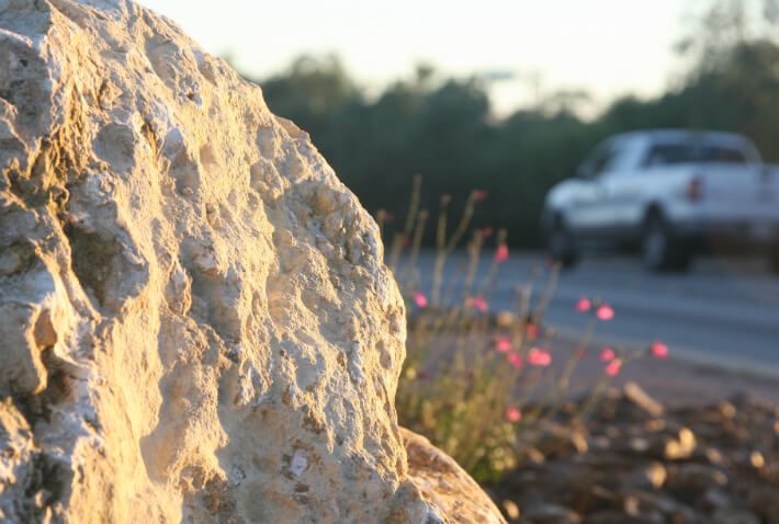 la cantera rock and flowers parkinglot