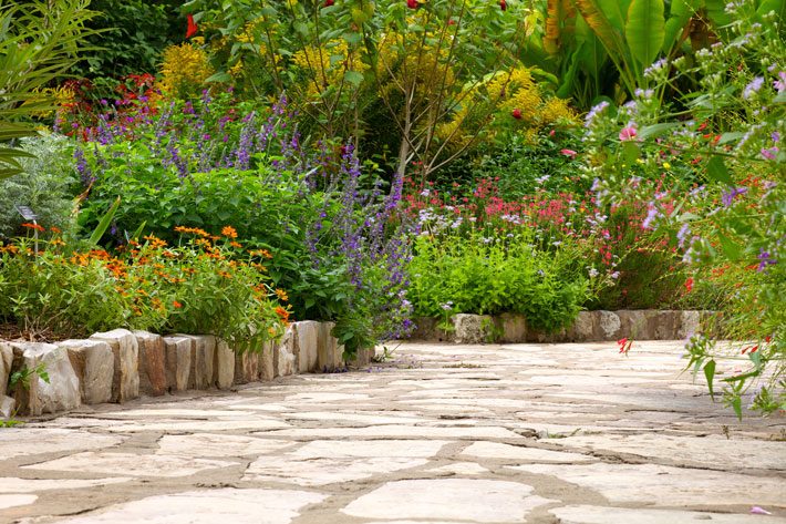 Old Fashioned Garden Walkway