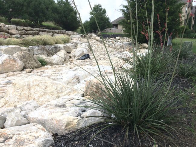 Dry streambeds built for downpours