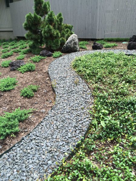 river rock geometry | SAWS Garden Style Conservation Water Saver San Antonio Texas