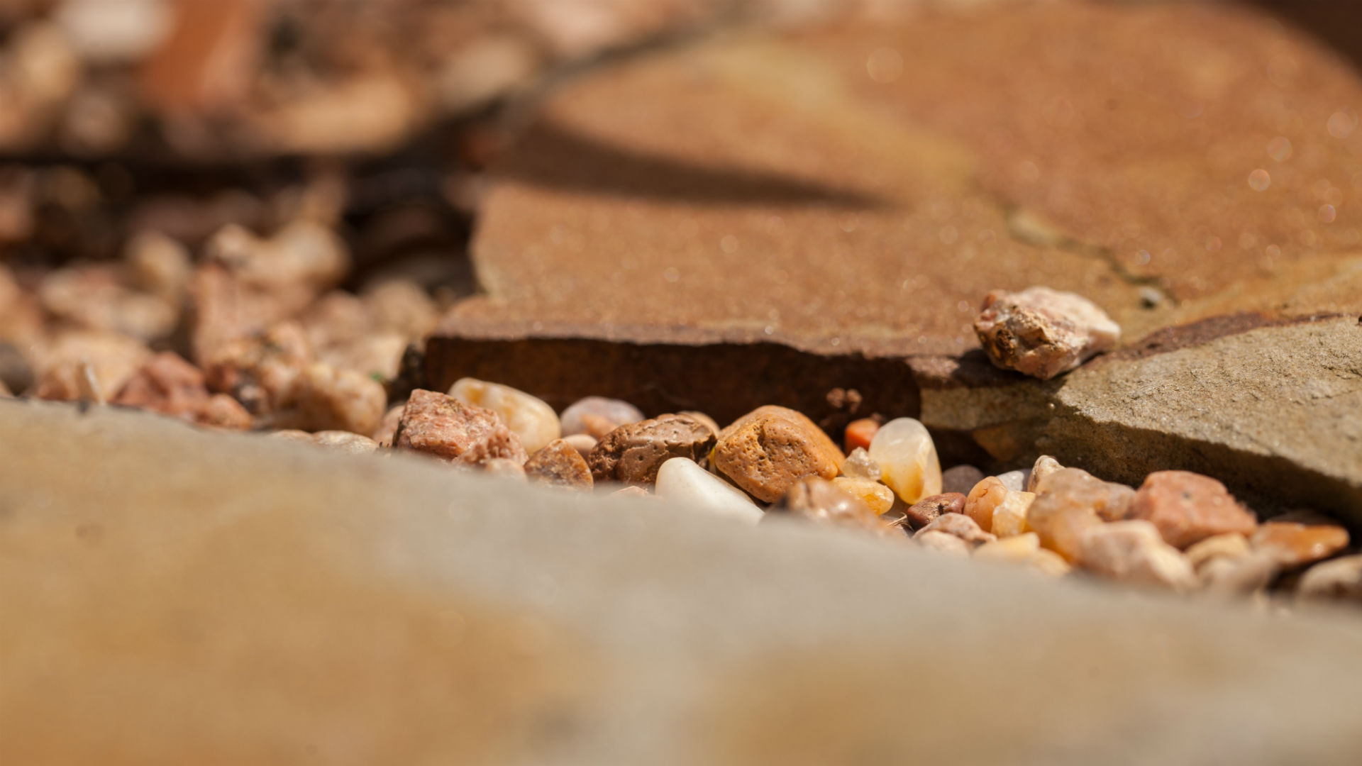 Image of hardscape paving and base materials.