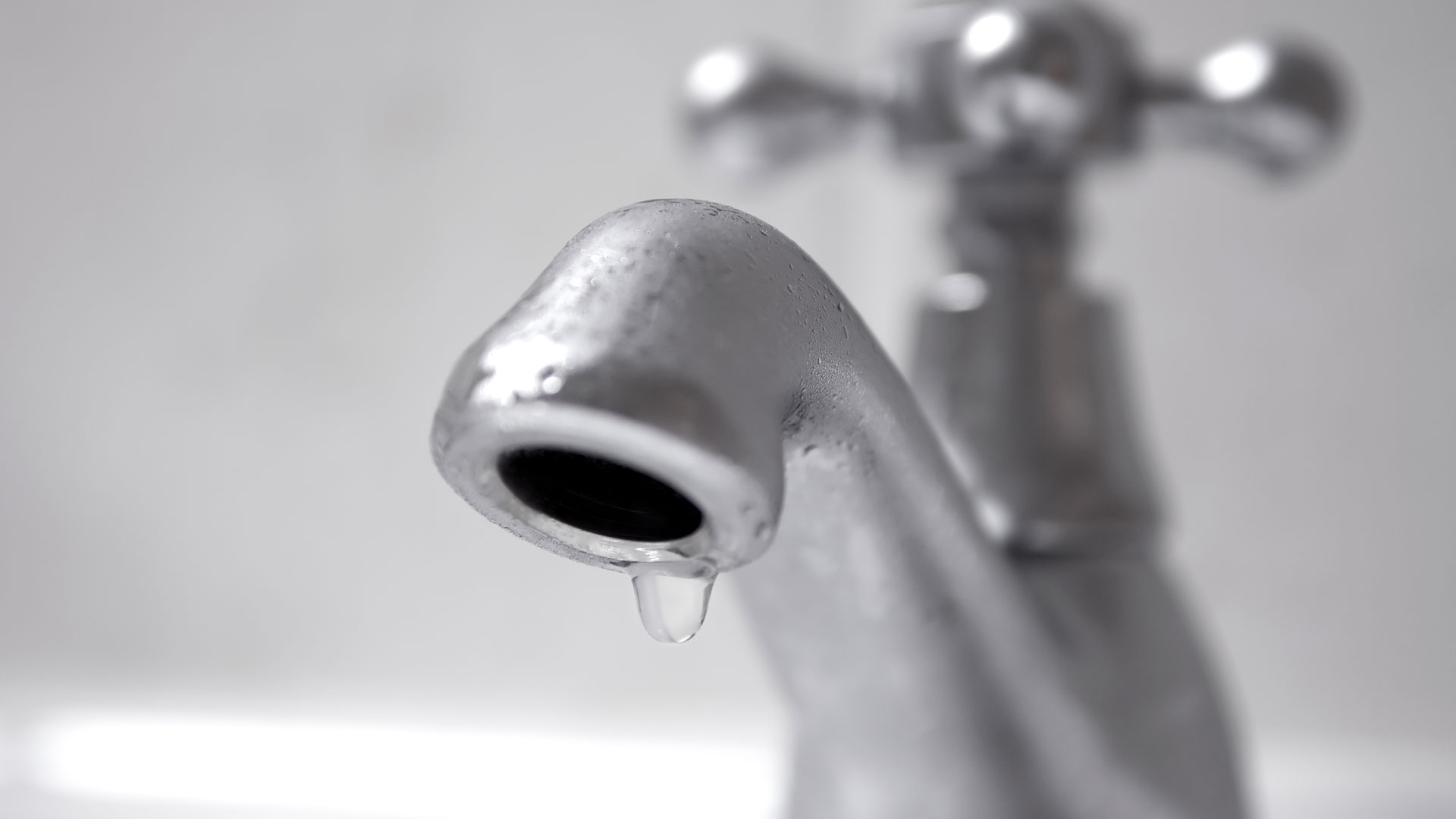 Even small faucet leaks can waste a lot of water.