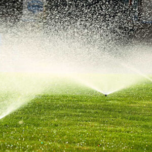 Commercial Sprinklers in action