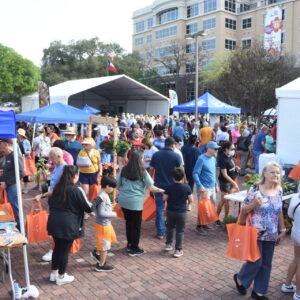 Spring Bloom attendees at SAWS headquarters