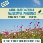 March calendar entry for Eco Centro class on the 27th.