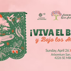 April calendar entry for event at San Antonio Arboretum on the 26th.