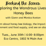 June calendar entry for Eco Centro class on the 30th.