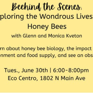 June calendar entry for Eco Centro class on the 30th.