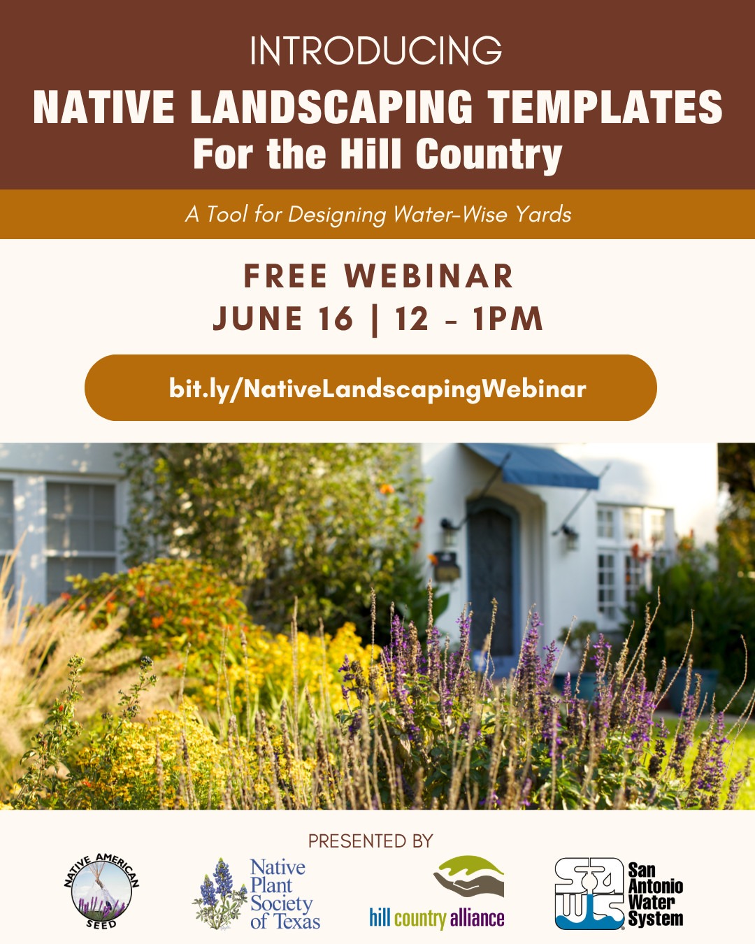 June calendar entry for Hill Country Alliance webinar on the 16th