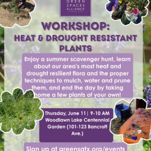 June calendar entry for Green Spaces Alliance class on the 11th