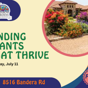 July calendar entry for Rainbow Gardens workshop on the 11th