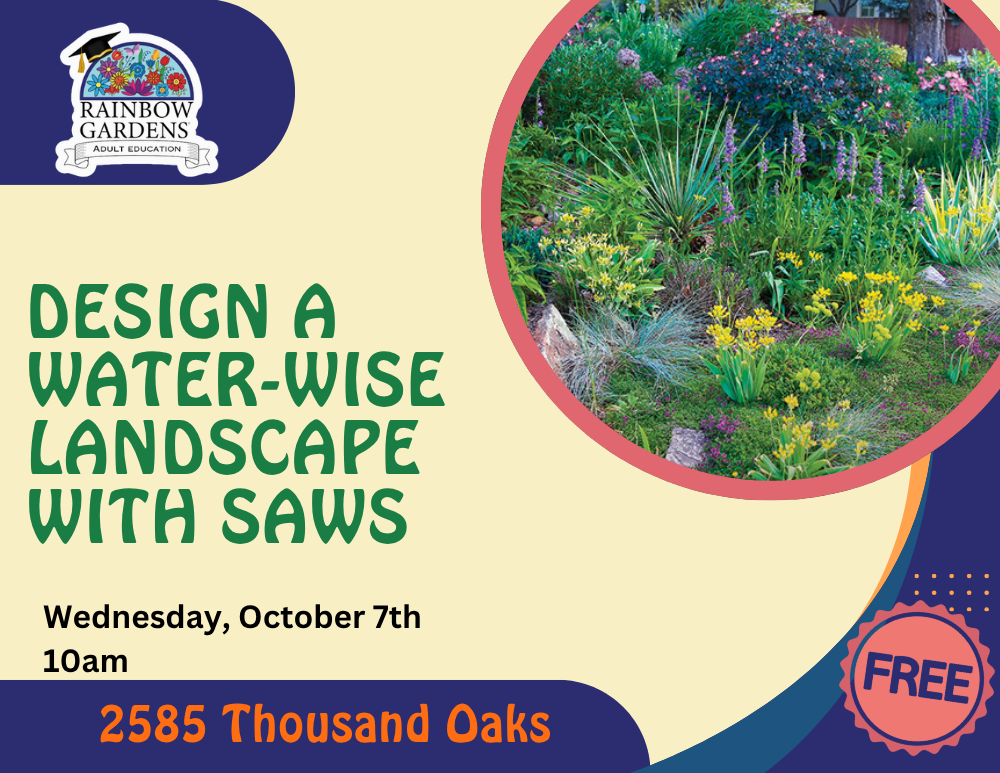 October calendar entry for Rainbow Gardens event on the 7th