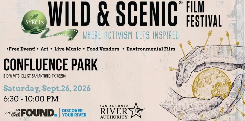 Event graphic for the Wild and Scenic Film Festival: Where Activism gets Inspired.